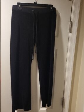 Juicy Couture Black Sweatpants with Pink Logo Patch